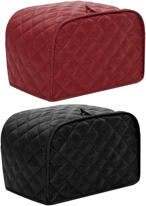 2 Slice Toaster Dust Cover Dust Proof Bag 2 Pack Red & Black...