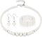 Hicarer 3 Pack Pearl Jewelry Set 1920s Pearl Necklace Bracelet Earrings Simulated Faux Pearl Jewelry Set for Wedding Costume Jewelry for Women...