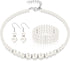 Hicarer 3 Pack Pearl Jewelry Set 1920s Pearl Necklace Bracelet Earrings Simulated Faux Pearl Jewelry Set for Wedding Costume Jewelry for Women...