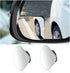 2 PCS Car Blind Spot Mirrors, Frameless HD Glass Convex Rear View Mirror, Wide Angle Blind Spot with Adjustable Stick, Universal Vehicle Exterior ...