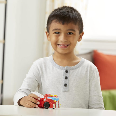 Transformers Playskool Heroes Rescue Bots Academy Team Heatwave The Fire-Bot Converting Toy, 4.5-Inch Action Figure, Ages 3 and Up...