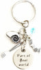 Part of Your World Gift for a Princess Little Mermaid Accessories Ariel Silver Charm Keychain I Merchandise for Women...