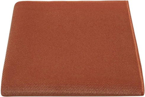 King & Priory Luxury Bronze Textured Velvet Pocket Square, Handkerchief, Brown...