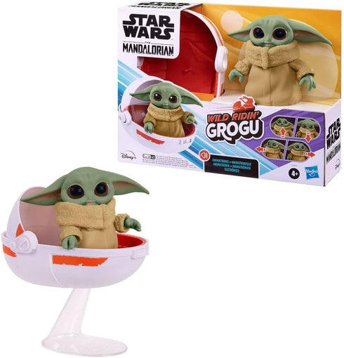 STAR WARS Wild Ridin' Grogu, The Child Animatronic Toy, Over 25 Sound and Motion Combinations, Toy for Kids Ages 4 and Up...