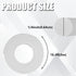 Backer Rod 1/4 Inch, EPDM Rubber Foam Caulk Saver 16.4' White Weather Strip Seal for Concrete Joints, Wall Cracks, Driveway and Joint Fillers....