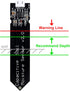 12PCS Capacitive Soil Moisture Sensor Module for Arduino 3.3-5.5V 3-Pin Corrosion Resistant W/Gravity Soil Humidity Detection Gravity Sensor Garde...