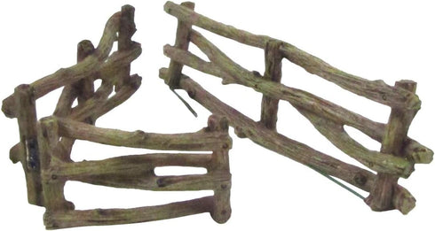 Treasure Gurus Miniature Wooden Fence Mini iFairy Gnome Garden Dollhouse Landscape Decor Accessory...