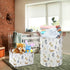 Baby Laundry Hamper,kids laundry Basket,Waterproof Storage Bin for Bedroom,Clothes Organizer Basket,Toys Box,Room Decor(Animal)...