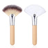 2Pcs Fan Brushes Facial Fan Brush Soft Face Makeup Brush Highlighting Blush Brush Multi Use Cosmetic Tools for Women Girls Loose Powder Highlighti...