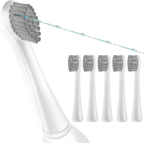 Replacement Flossing Toothbrush Heads for Water Pick SF-01 / SF-02 / SF-03 / SF-04-5 Count with Crystal Caps?Advanced Design, Compact- 5 Count...
