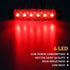 PSEQT 10 Pcs LED Rock Strip Lights Car Underglow Wheel Fender Well Lighting Kits Waterproof for Golf Cart Wrangler Offroad Truck RV UTV ATV Snowmo...