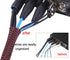 Alex Tech 10ft - 3/8 inch Cord Protector Wire Loom Tubing Cable Sleeve Split Sleeving For USB Cable Power Cord Audio Video Cable – Protect Cat Fro...