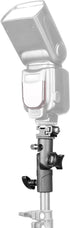 Camera Flash Speedlite Mount, ChromLives Professional Swivel Stand Light Bracket, Umbrella Bracket Shoe Holder E Type Compatible with Canon Nikon ...