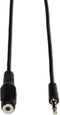 Tripp Lite 3.5mm Mini Stereo Audio Extension Cable for Speakers and Headphones (M/F), 6 ft, Black...