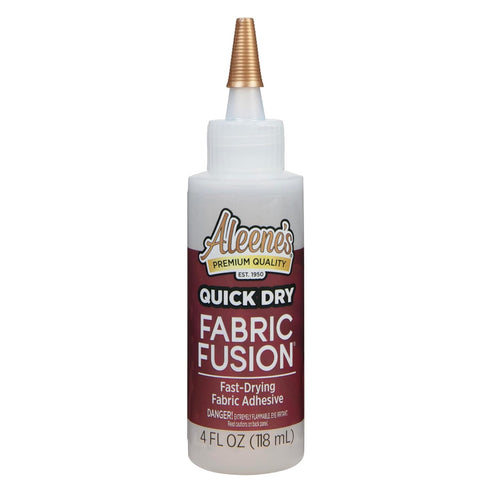Aleene's Quick Dry fabric Fusion Permanent Fabric Adhesive, 4-Ounce...
