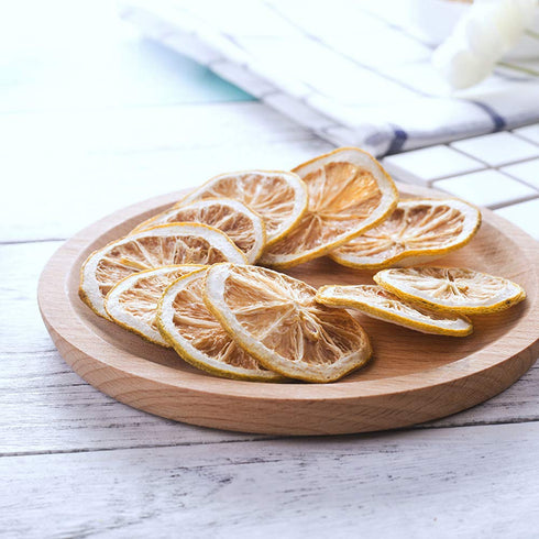 Lemon Slices Tea,Organic Nature Sun-Dried Lemon Slices,Fragrance Citrus Fruit,Chinese Flora Herbal Tea Supplement-45G...
