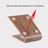 Wooden Cell Phone Stand, Universal Mobile Phone Holder Stand Non Slip Stable Desktop Phone Stand for iPhone, iPhone13,Samsung Galaxy Smartphones, ...