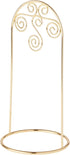 Bard's Arched Gold-toned Ornament Stand, Small Scroll, 8" H x 3.75" W x 3.75" D, Pack of 3...