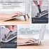 Laptop Stand for Desk,Laptop Cooling Stand,Keyboard Riser, Ergonomic Laptops Elevator for Desk, Laptop Riser Compatible with MacBook Air Pro, with...