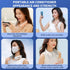 Portable Neck Fan Upgraded Bladeless 4 Turbo Fan The back of the neck is cool and does not sweat 4000mAh USB lazy fan no hair clip neck fan rechar...
