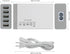 Pezin & Hulin 5 Port USB Wall Charger, 45W, Compatible with Tablet, Phone, Cell Devices...