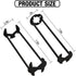 2pcs Basin Wrench Multifunctional Sink Wrench 7 Sizes Faucet Tool Plumbers Wrench Universal Socket Wrench Plumbing Tools for Tight Spaces Kitchen ...