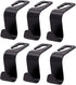 Ginsco Car Seat Headrest Hook, 4 Pack Heavy Duty ABS Auto Seat Hook Hanger Storage Organizer for Purse Coat Handbag Umbrellas, Car Accessories Uni...