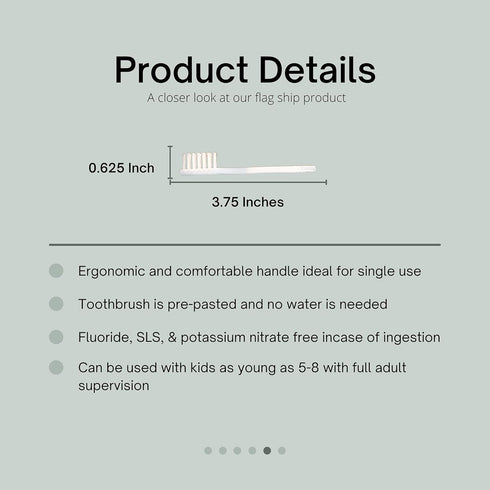 N-STA-Smile Pre-Pasted Mini Disposable Toothbrush (50)...