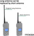 Samcom Two Way Radio Short Antenna with SMA-Female, 3.4 inch Elastic and Non-deformable Antenna for Walkie Talkies UHF 400-480MHz, for Samcom FPCN...