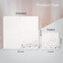 Stylish Silver & White Cocktail Napkins - 100 Disposable 5x5 Inch Wedding Napkins...
