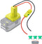 Upgraded 18V Battery Adapter for Ryobi 18V One+ Battery Adapter All-in-one Design of The Fuse and Switch Power Tool Battery Converter Kit 14 Gauge...
