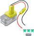 Upgraded 18V Battery Adapter for Ryobi 18V One+ Battery Adapter All-in-one Design of The Fuse and Switch Power Tool Battery Converter Kit 14 Gauge...