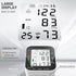 Wrist Blood Pressure Monitor Automatic Large LCD Display Adjustable Wrist Cuff Automatic Dual 99 Reading Memory Automatic Digital BP Machine for H...