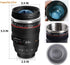 Camera Lens Coffee Mugs,Stainless Steel Lens Cups with Four Leaf Clover Spoon,Novelty Christmas Gifts for Photographers Sweeties Dad Men Women Pho...