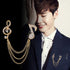 2 Pack Men's Music Note Mark Brooch Lapel Pin Badge Hanging Chains Collar Brooches Pin for Career Suit Tuxedo of Shirts Tie Hat Scarf for Boyfrien...
