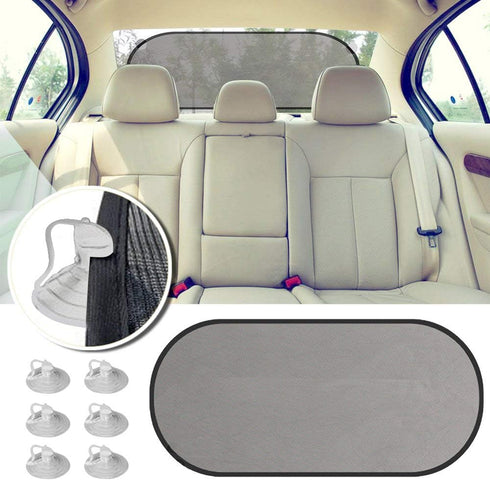 Rear Window Sunshade?2win2buy Car Sun Protector Maximum UV Protector for Rear Facing Car Seats, Passengers & Pets with Suction Cups Fit Most of Ve...