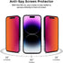 JIEYKJO For iPhone 15 pro privacy screen protector - anti-blue light, anti-glare, anti-spy gradient color privacy screen protector film......