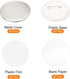 PATIKIL 2.26inch Button Parts, Blank Button Making Supplies,50Pcs Round Badge Parts DIY Pin Maker Kit for Button Maker Machine with Metal Cover Pl...