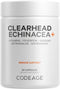 Codeage Clearhead Echinacea+ Supplement - Echinacea, Schisandra, Feverfew, Coptis, American Ginseng, Astragalus, Garlic, Probiotics, Vitamins C & ...