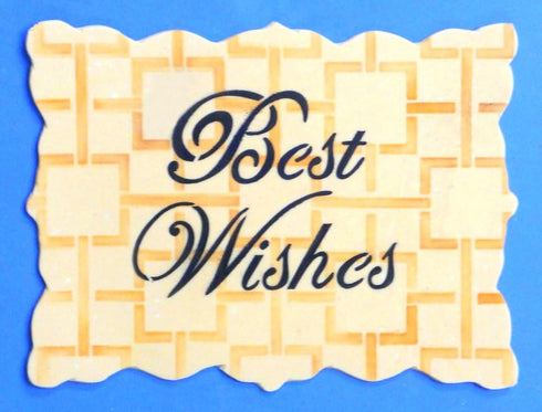 Designer Stencils Script Celebration Cake Stencils Set, Beige/Semi-Transparent...