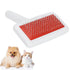 Self Cleaning Slicker Brush for Dogs Cats,Pet Deshedding Brush Grooming Comb Easily Removes Mats and Loose Fur from The Pet Coat...