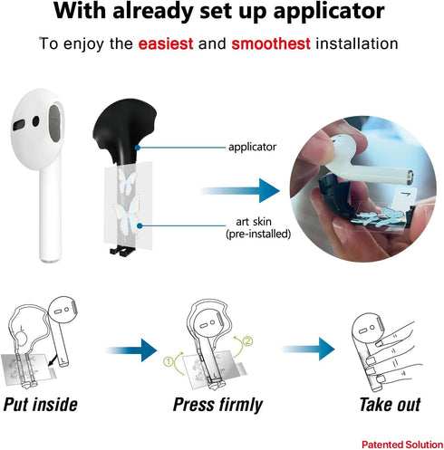 Glowing Sticker Case Cover Accessories for AirPods 2nd Generation, Funny AirPods 2 Skin Wrap for Boys? Girls, Parties and Workouts, Air Pod Decal ...