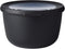 Rosti Mepal Cirqula Multi Food Storage and Serving Bowl with Lid, Tall 1 Quart, Black...