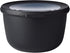 Rosti Mepal Cirqula Multi Food Storage and Serving Bowl with Lid, Tall 1 Quart, Black...