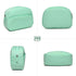 Eslcorri Small Makeup Bag Set of 2, Travel Cosmetic Bag Toiletry Purse for Women, Cute Zipper Pouch Skincare Storage Make Up Organizer Roomy Penci...