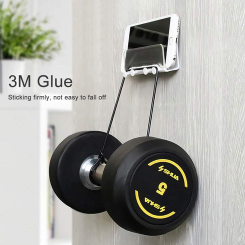 Wall Mount Phone Holder,Phone Holder,Wall Key Hooks Adhesive Holder,Adhesive Kitchen Wall Mount for Smartphones,Phone Wall Mount for Bedroom,Kitch...