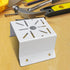 Exterior Wall Corner Mount Bracket Solid Metal for Surveillance Systems, Corner Mount Holder for Security Cameras Installing to Reach A Wider View...