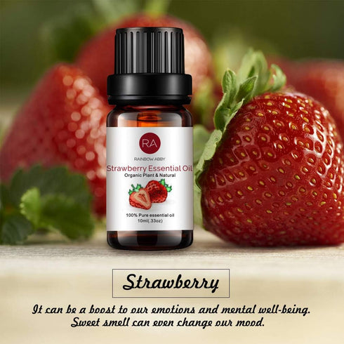 6-Pack Strawberry Essential Oil, Pure, Undiluted, Therapeutic Grade Strawberry Oil - 6x10 mL...