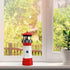 Solar Lighthouse Outdoor Solar Rotating LED Lighthouse Light Waterproof Lighthouse Statue Decorative LED Rotating Lamp for Garden Landscape Outsid...