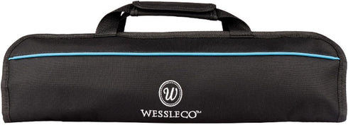 Knife Roll, 5-Pocket Chef’s Knife Roll Bag, Knife Bag, Chef Knife Case Nylon Portable Chef Carrying Travel Bag Pouch, Blue(Knives not Included)...